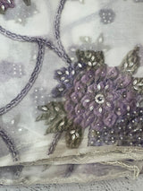 Handworked chiffon Organza saree MCS4534