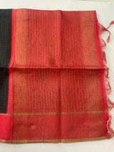 Semi silk saree with zari weaving  MSG6161