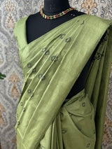 Semi tussar saree MS871