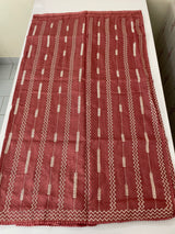 Silky kota embroidery saree MS6470 RustyPeach