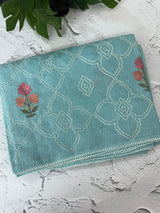 Silky kota embroidery saree MSK4332