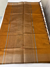 Semi silk sarees with temple border  MTS890
