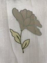 Kota silk cotton saree with applique work MS81789