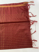 Bhagalpuri Semi tussar saree MS896 - Maroon