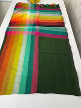 Rainbow Soft mulcotton saree MS4436