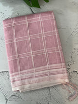 Soft organza saree with thread checks and sequence work MOS867 (1)