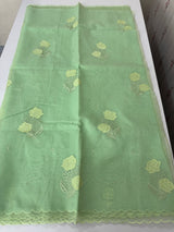 Kota Moonga checks Applique work saree  MSH278(2)