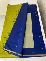 Maheshwari silk cotton saree with zari weaving MMJ764