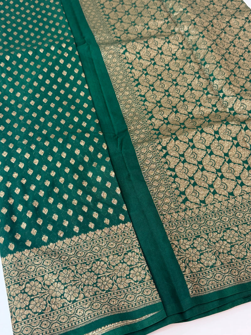 Banarasi viscose Georgette saree MKGS612