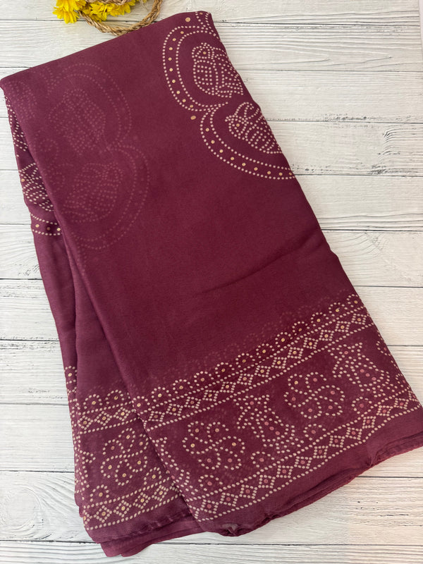 Chiffon georgette saree - MS7633