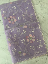 Viscose organza saree with thread work - MSH274