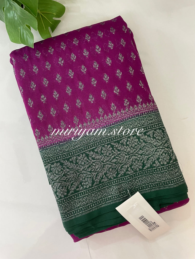 Banarasi viscose Georgette saree MKGS684