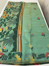 Jamdani silk Cotton Saree with thread work  MSJ787