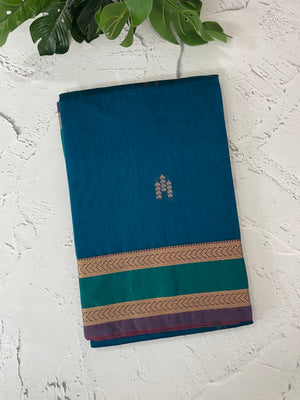 Kanchi Silk cotton saree with zari weaving - MSK897