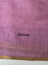 Ombre semi Linen Saree - MSL1514