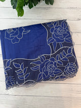 NetKota Applique work saree  MSH110- Blue