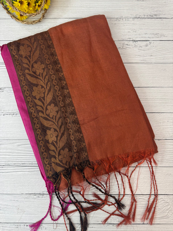 Soft Tissue mix soft Silk Saree BSTMCM