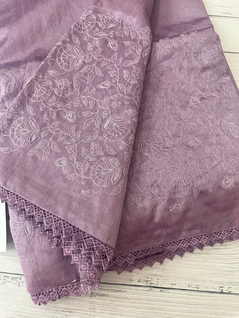 Art silk saree with embroidery SVTS17