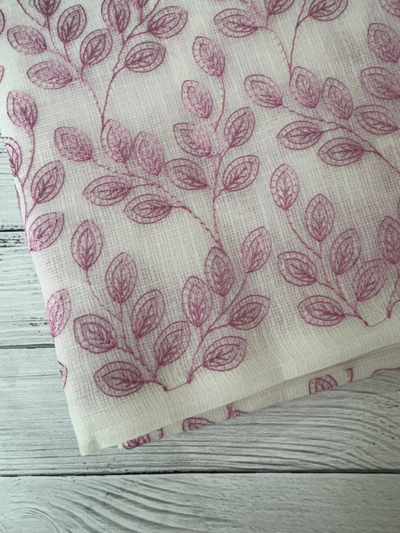 Kota cotton embriodery saree MS1490