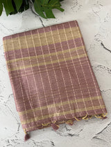 Blended soft tussar silk saree MS1587 DuskyOnion