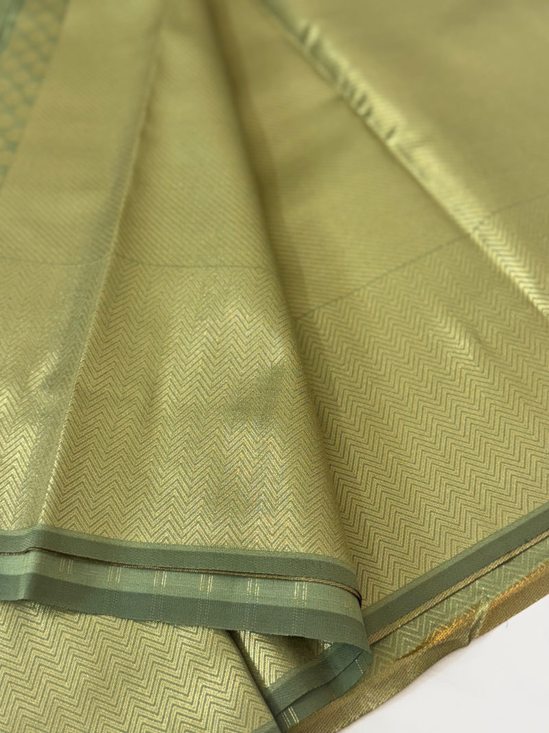 Pastel brocade semi silk sarees MS67443