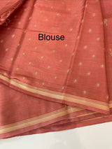 Soft Gachi silk saree with zari weaving MGH76 Peach