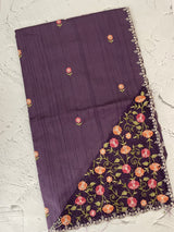 Cutwork Semi tussar saree MTSS680