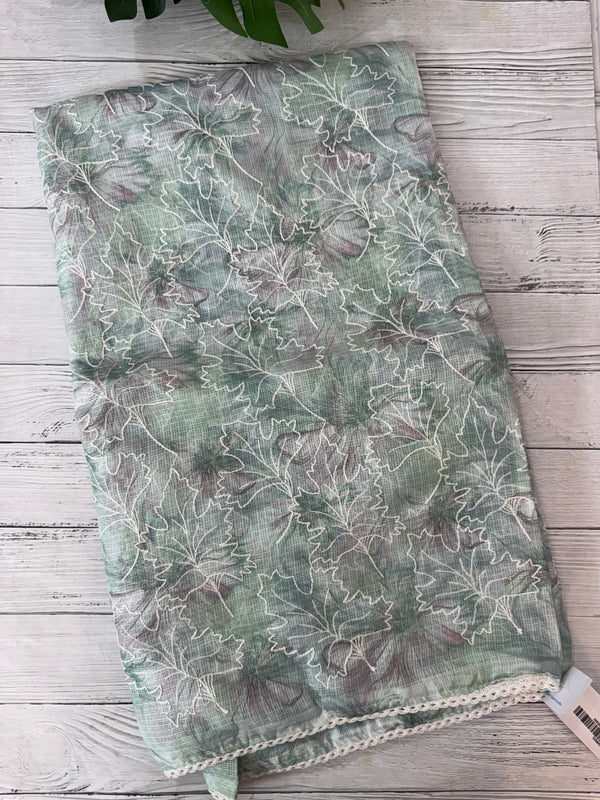 Soft kota checks saree with embroidery SVPSSR