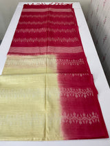 Bhagalpuri Semi tussar saree with contrast pallu and blouse MS899