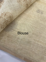 Tussar chanderi saree with embroidery MSTC122 (2)