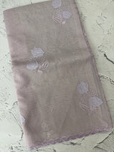 Kota Moonga checks Applique work saree  MSH278(2)