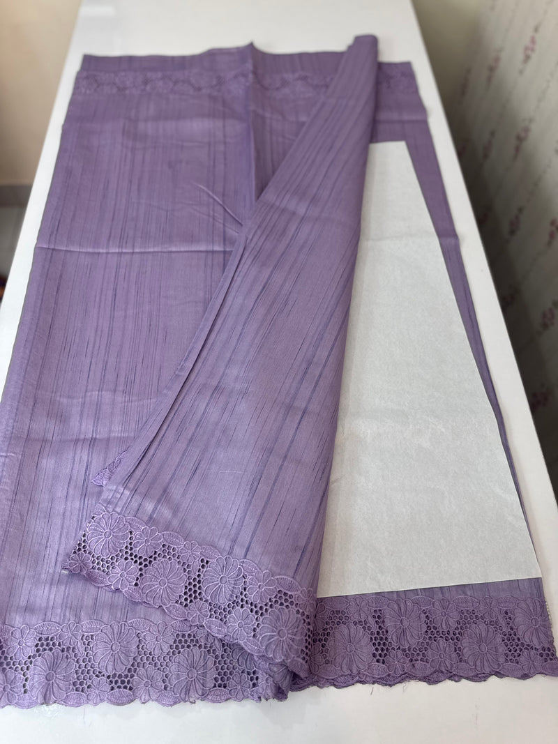 Cutwork Semi tussar saree MTSS845