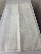 NetKota Applique work saree with net pallu   -MSH144 (2) White