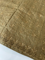 Cutwork Blended Jute - tussar saree MTS9079