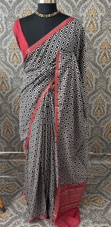 Semi chanderi saree  MCSC675