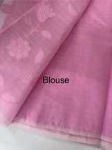 NetKota Applique work saree  MSH198 - Pink2