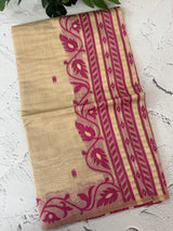 Jamdani silk Cotton Saree with thread weaving MSJ788