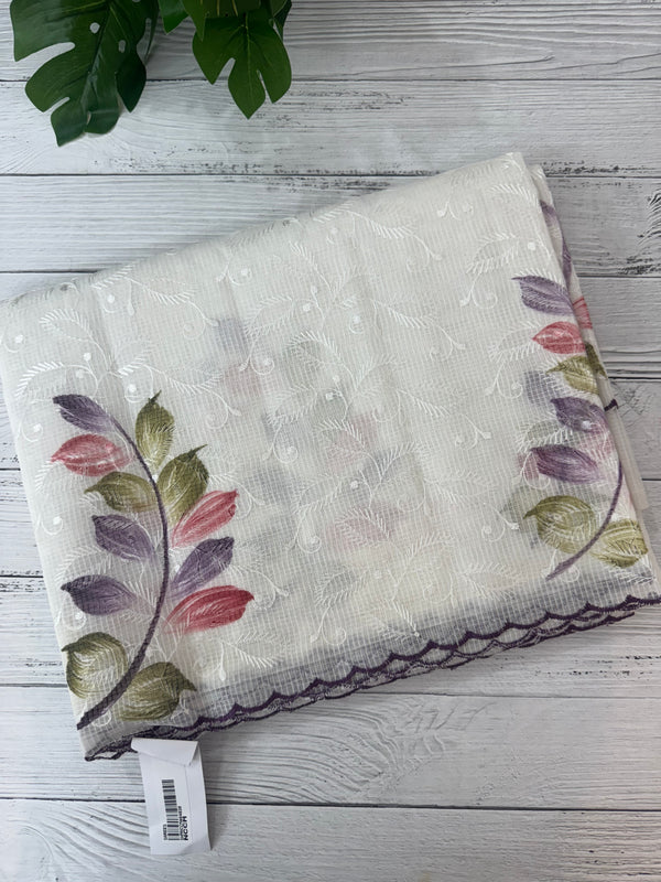 NetkKota sarees with handpainting and embroidery MS7833