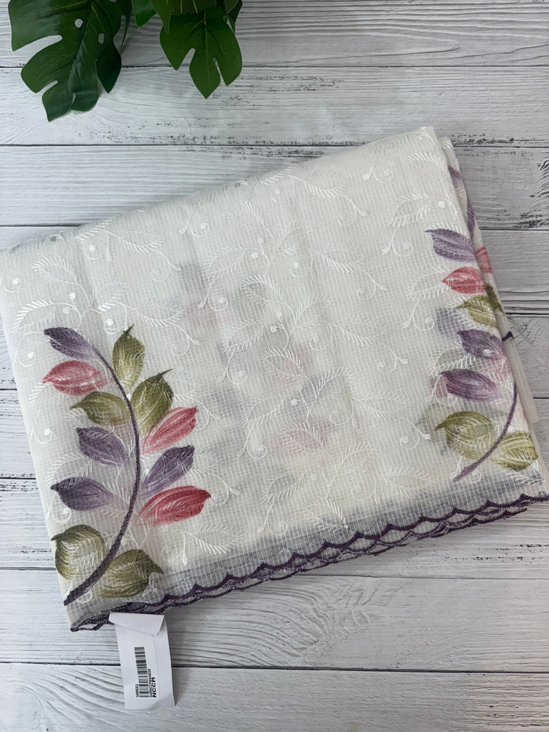 NetkKota sarees with handpainting and embroidery MS7833