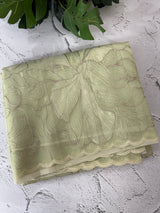 Semi organza saree with thread work - MSH910