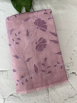 Tussar finish soft silk saree with thread embroidery MTS569