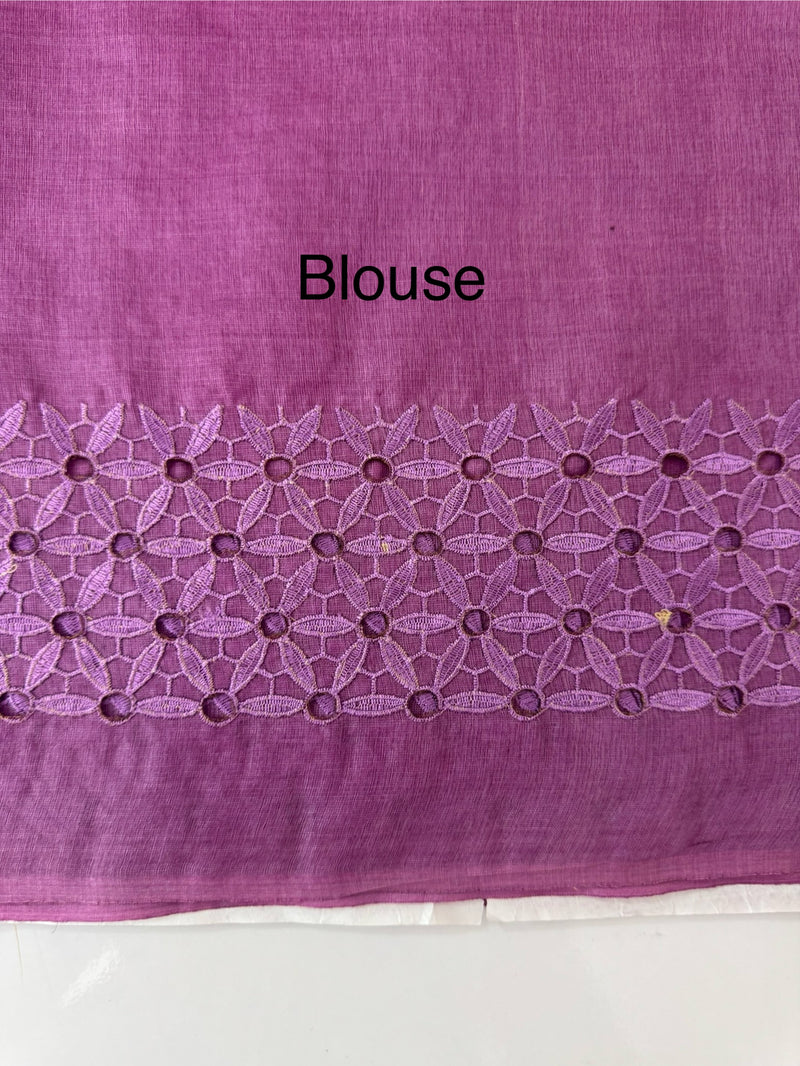 Pure desi tussar silk saree with cutwork - MTSS667