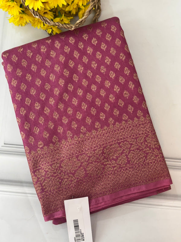 Banarasi viscose Georgette saree MKGS612