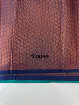 Brocade semi silk saree MS67443