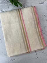 Onam special Semi chanderi silk saree with blouse- MSF567 (8)