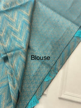 Banarasi soft silk saree MKSS1453 LightBlue