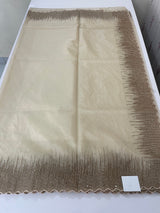 Semi Organza saree with embroidery borders - MSH296