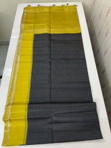 Semi silk saree with zari weaving  MSG6161