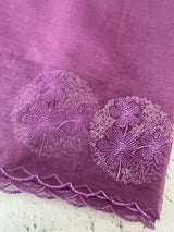 Organza saree with embroidery - MSH375 Vadamalli