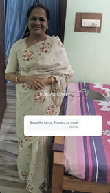 Premium Soft kota silk saree with embroidery MSS678 (Triangle embroidery)
